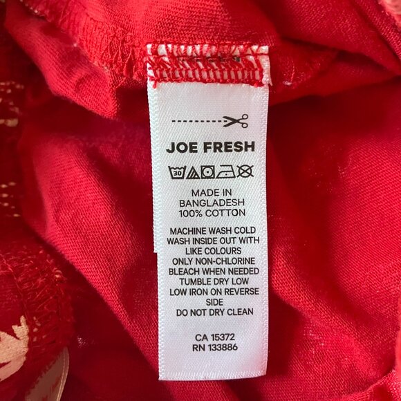 Joe Fresh Baby Shorts 18-24M Red Maple Leaf Print | Canada Day Cotton Pull-On - Picture 6 of 14